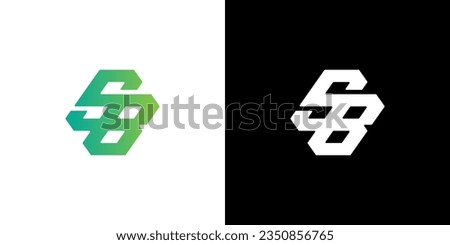 Letter SB Logo, SB Monogram, Initial SB Logo, SB Logo, Icon, vector