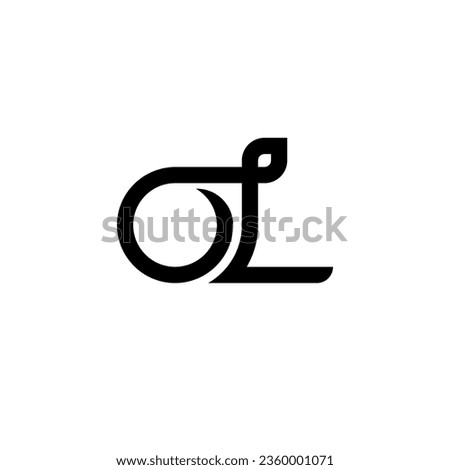 OL Logo, OL Monogram, Initial OL Logo, Letter OL Logo, Creative Icon, Vector