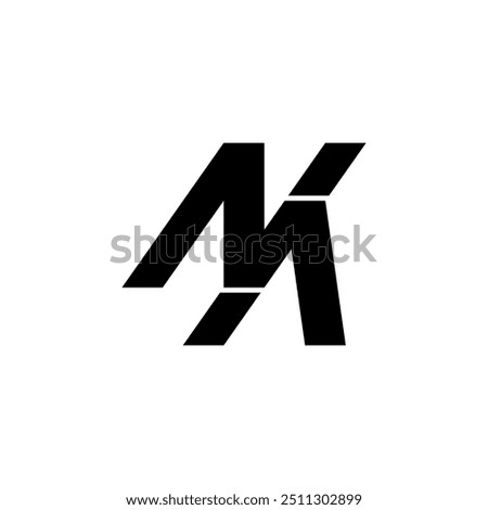 NA Logo, NA Monogram, Initial NA Logo, Letter NA Logo, modern, Icon, Vector