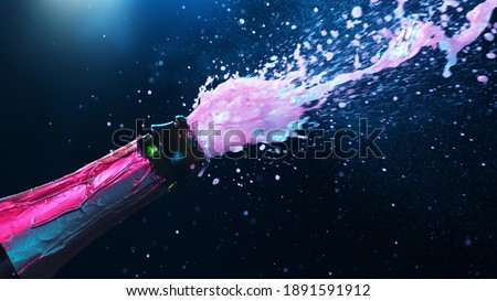 Similar – Image, Stock Photo Golden Explosion Lifestyle