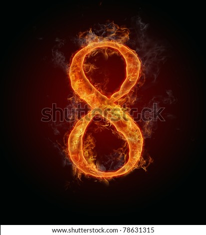 Fire Burning Number 