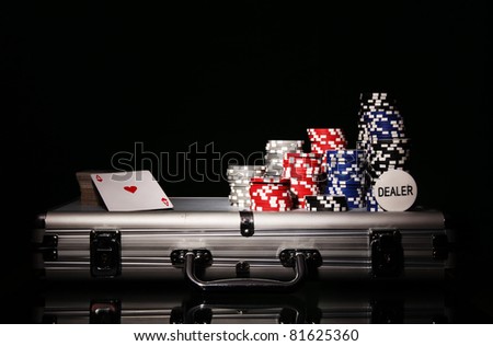 Poker suit case