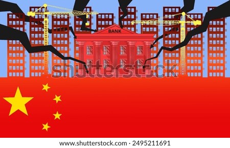 China's Banking System, Chinese property sector crisis, financial crisis,  Real Estate slump, stock market decline