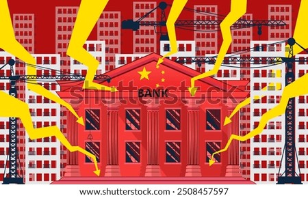 China's Banking System, Chinese property sector crisis, financial crisis, Real Estate slump, stock market decline	