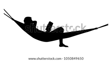 Similar – Image, Stock Photo Relaxing on the hammock. Baby wagtail (Motacilla alba) young bird in the garden, in the sunlight