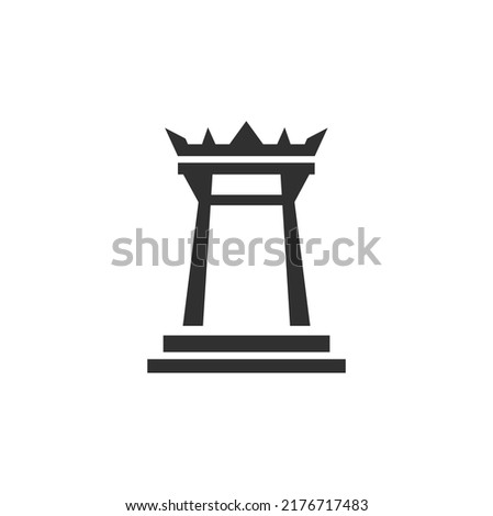 Thailand landmark icon in trendy flat style isolated on white background. Symbol for your web site design, logo, app, UI. Vector illustration, EPS