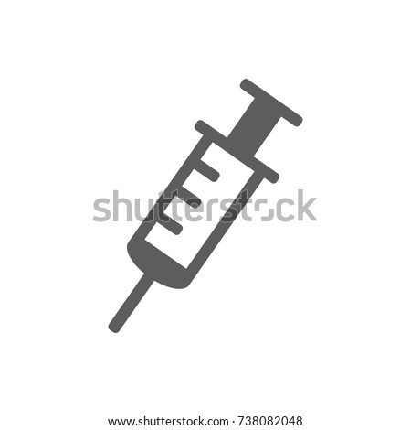 Injection noodle icon in trendy flat style isolated on white background. Symbol for your web site design, logo, app, UI. Vector illustration, EPS
