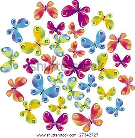 Purple Butterfly Dream background and patterns clip arts, clip art