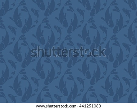 Similar – Image, Stock Photo Fish pattern background.