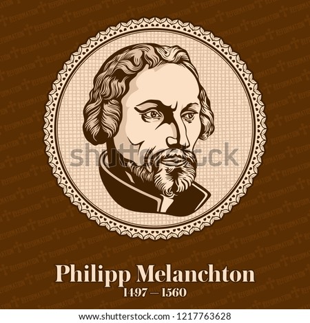 Philip Melanchthon (1497 – 1560) was a German Lutheran reformer, collaborator with Martin Luther, the first systematic theologian of the Protestant Reformation, intellectual leader of the Lutheran Ref