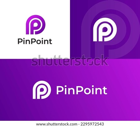 Creative P letter logo design, p letter logo, p logo vector template