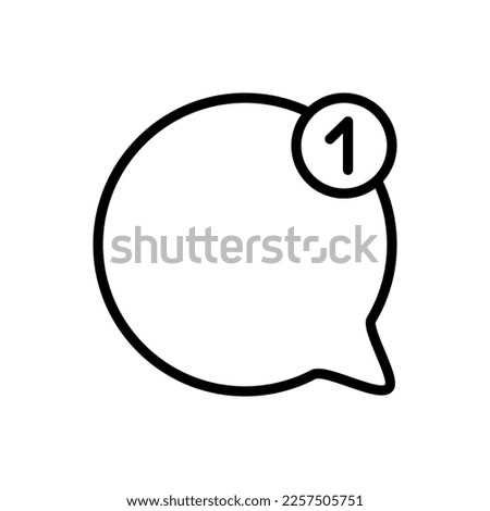 New message line icon. Plus, 1 new, add, calculator, add speech bubble, create new mail, post, form, checkmark. Vector line icon on white background