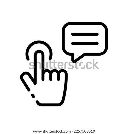 Hints line icon. Work, click, internet, remotely, social networks, select, earnings, coin, dollar, hand, finger, press, freelancing, online. technology concept. Vector black line icon