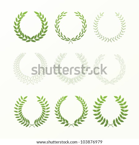 laurel wreaths