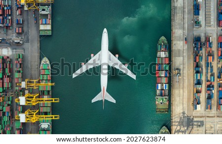 Similar – Image, Stock Photo Aerial view of railway viaduct on the Tatra hills in Slovakia