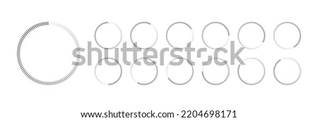 Circular Loading Buffering Icons Vector Video Ready for Animation Gif All Keyframes Frames Bufring Circle Waiting for Connection Buffer Preloader Download Symbol Easy Replace Color