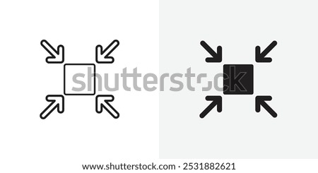 Zoom out vecor icon set. Stock vector illustrator. EPS 10