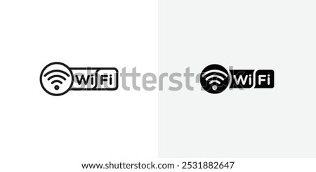 Wifi vecor icon set. Stock vector illustrator. EPS 10