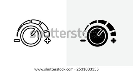 Knob vecor icon set. Stock vector illustrator. EPS 10