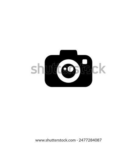 Camera Icon Vector Illustration. Camera Logo