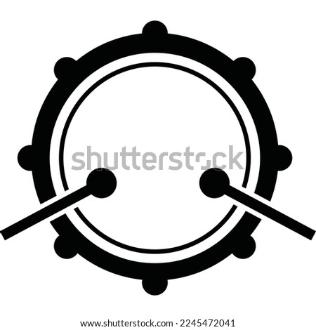 Drum steelpan icon. steelpan. drum steelpan icon contrast black white