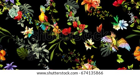 Similar – Image, Stock Photo Flower Bouquet from Parrot Tulips
