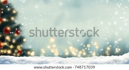 Similar – Image, Stock Photo Fuzzy lights in snowfall