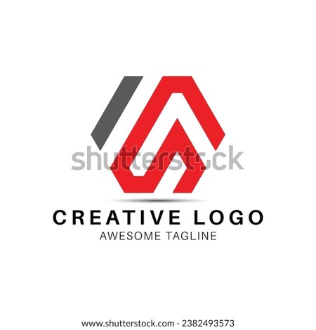 FGR or iGR or GS letter logo design icon