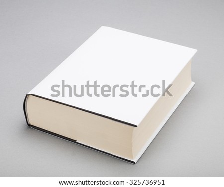 Thick Blank book with white cover ストックフォト © 
