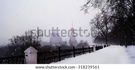 Winter view of Cathedral