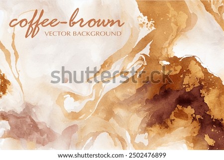 Similar – Image, Stock Photo Liquid watercolour gradient, marbling in green, blue, yellow and gold with bubbles and structures