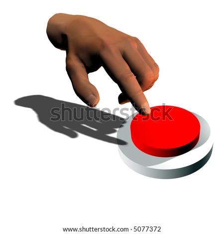 Hand Pressing A Red Button Stock Photo 5077372 : Shutterstock