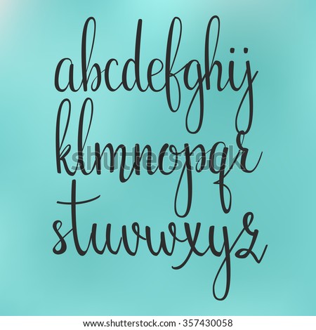 Featured image of post Cute Calligraphy Alphabet