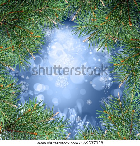 The decorated Christmas tree on white background