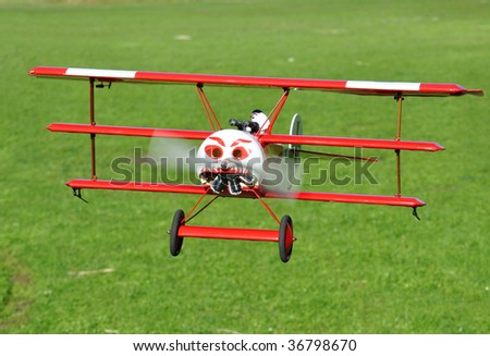 Fokker DR 1 remote control airplane