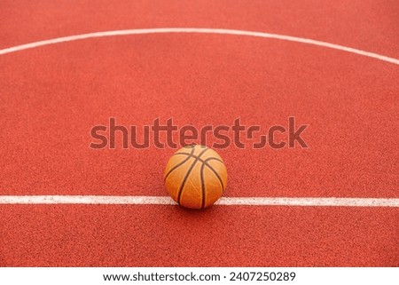 Similar – Image, Stock Photo Urban basketball court without people