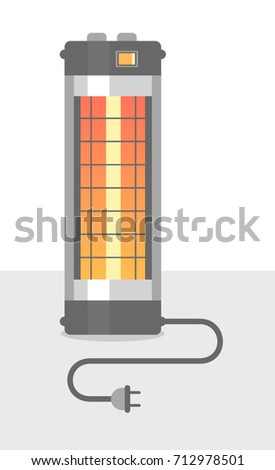 Infrared floor heater with remote control. Plug the device into a 
power outlet. Home appliances. House climate control. Comfort 
temperature. Heating battery. unplug the devices from the mains.