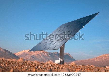 Similar – Image, Stock Photo Sunset track systems