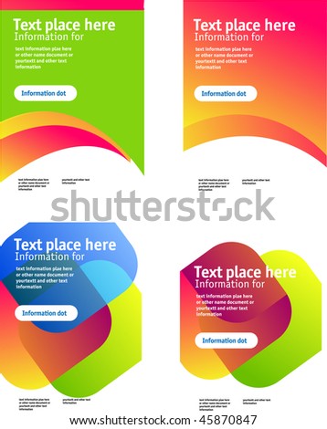 Brochure  cover template vector.