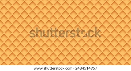 Abstract geometric waffle 3D seamless pattern vibrant colors background graphic illustration.