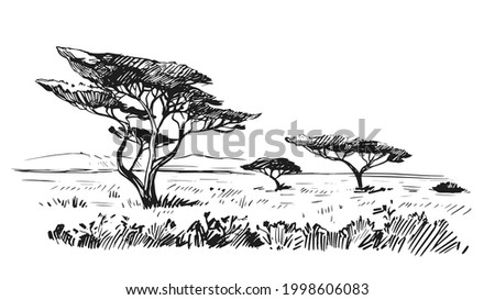 African Tree Drawing | Free download on ClipArtMag