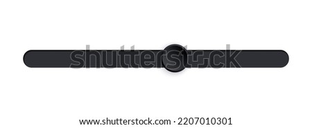 Scrollbar element button. Interaction technique or widget for scrolling content on webpage, desktop or mobile application. Navigation element. Frontend control vector illustration on white background.
