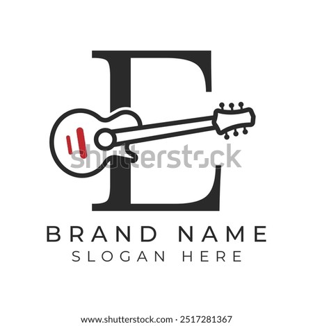 Similar – Image, Stock Photo E String e guitar Guitar