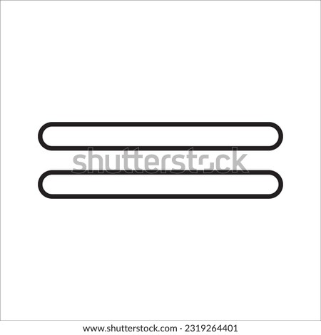 drag handle Icon. Flat style design isolated on white background. Vector illustration