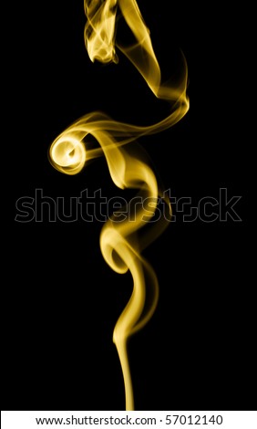 colorful smoke on black background, studio shot Foto stock © 