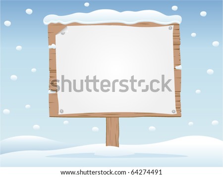 Similar – Image, Stock Photo signs in the snow nature