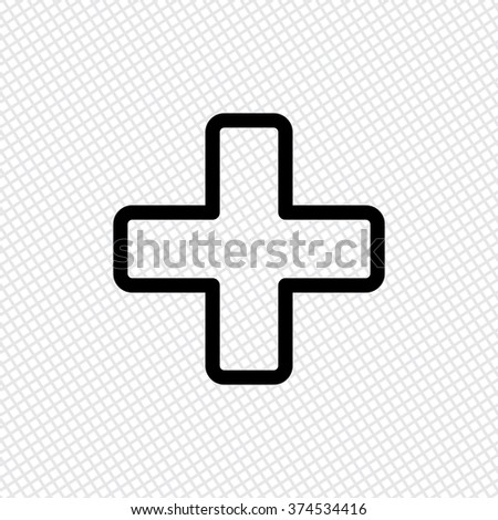 Medical cross icon