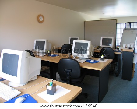 Computer training room