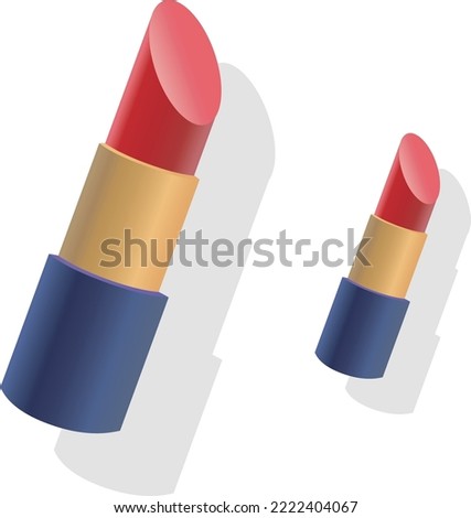 Product Rendering Super realistic lipstick that looks exactly like the real one, every girl's favorite item to dress herself up very nicely