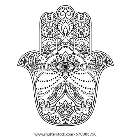 Hamsa Hand Drawing At Getdrawings Free Download
